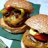 Vepřový burger po španělsku
